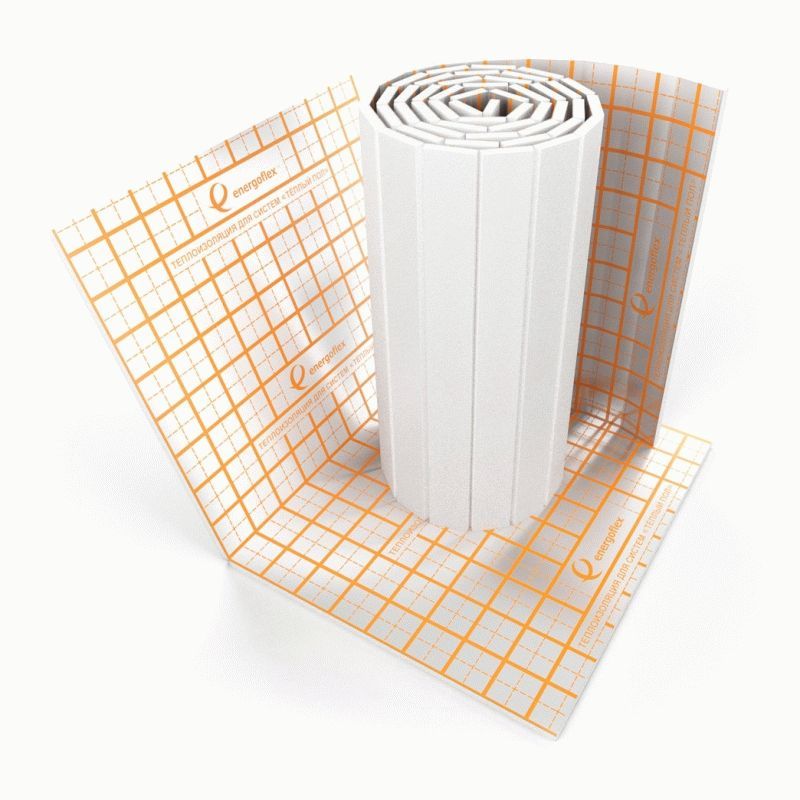 Плита теплоизоляционная Energofloor Reflect 25/1,0-1,6 (6,4 м2 в упак.)
