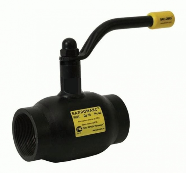 Купить Шаровой стальной кран резьба/резьба, с рукояткой, Ду 20 Ру 40 в ...